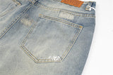 mens fashion ripped jeans blue straight baggy jeans trousers luxury loose casual distressed denim pants male 1 unique jeans style 4619