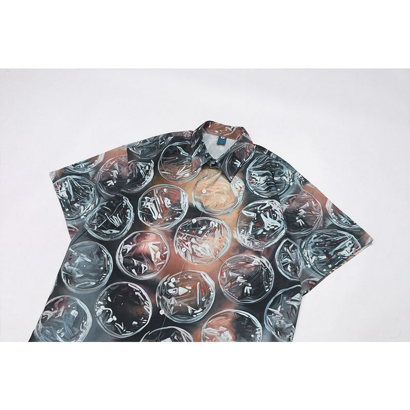 "Bubble Head" Unisex Men Women Streetwear Graphic Shirt Daulet Apparel