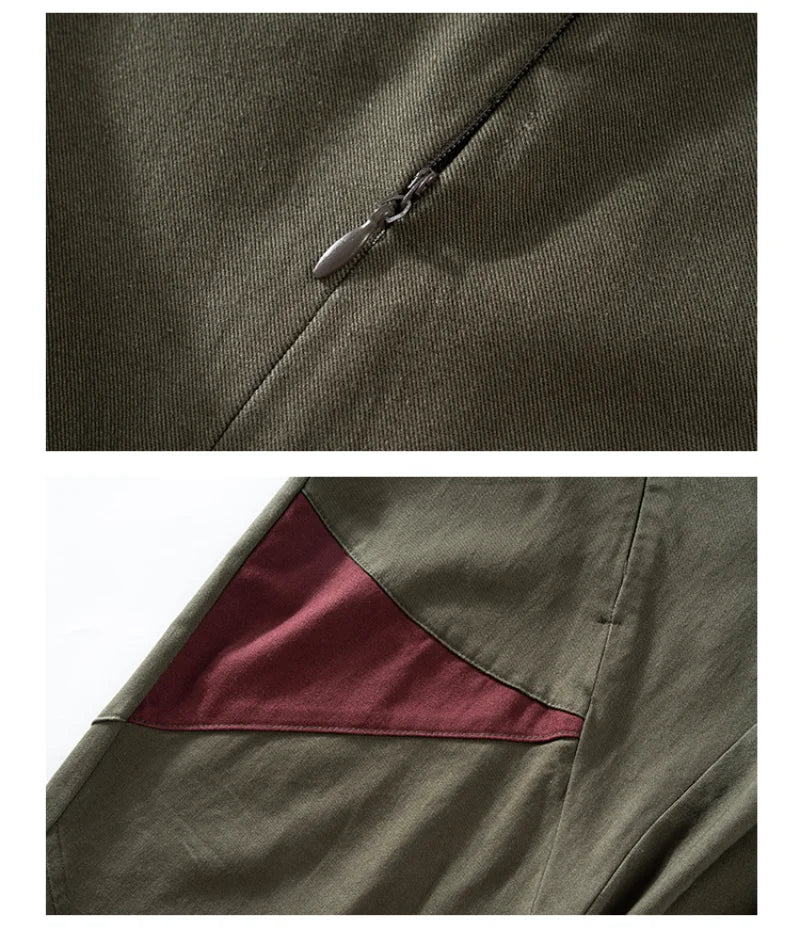 hip hop pants retro cargo straight pants mens patchwork side zipper harajuku streetwear joggers men casual loose cotton trousers unique joggers style 1902