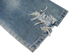 mens fashion ripped jeans blue straight baggy jeans trousers luxury designer loose casual distressed denim pants male unique jeans style 1136
