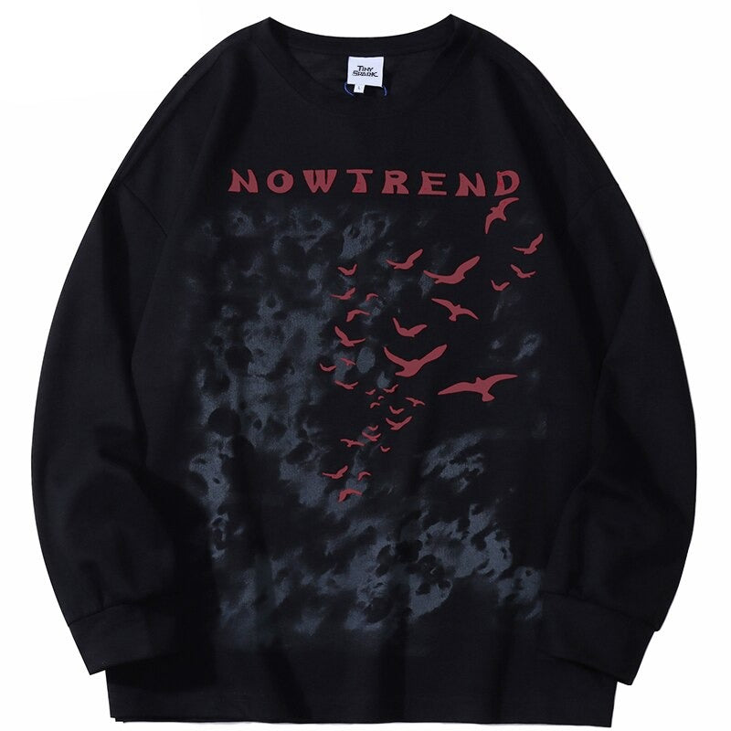 "Trending" Unisex Men Women Streetwear Graphic Sweatshirt Daulet Apparel