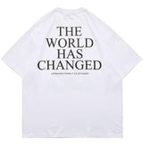 Harajuku Oversized Shirt – Aolamegs Men Horror Hand Earth Printed T Shirt Summer Gothic – Modern Streetwear for Everyone