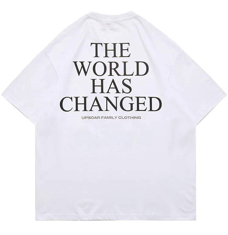 Harajuku Oversized Shirt – Aolamegs Men Horror Hand Earth Printed T Shirt Summer Gothic – Modern Streetwear for Everyone