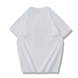 Y2k Oversized shirt – Summer Mens Short Sleeved Retro New 200G Locomotive Letter P
