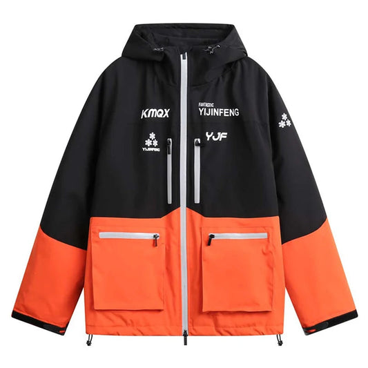 Men's Down Jackets 2023 Winter Outdoor Functional 90% White Duck Down Jacket Warm Cargo Coat Thick Outwear Hip Hop Streetwear
