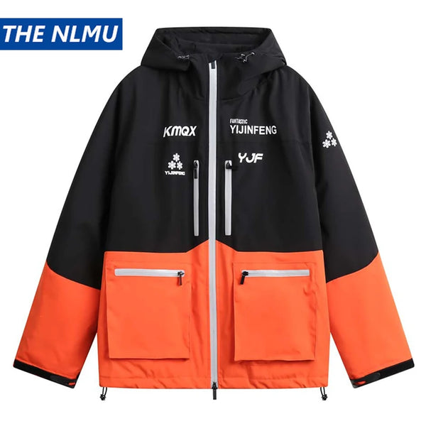 Men's Down Jackets 2023 Winter Outdoor Functional 90% White Duck Down Jacket Warm Cargo Coat Thick Outwear Hip Hop Streetwear