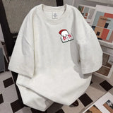 Harajuku Oversized shirt – Summer New Men And Women Trendy Personalized Creative Mahjon