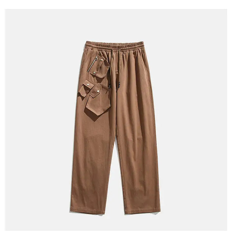 men streetwear fashion loose casual wide leg techwear cargo pants track trousers women harem trousers joggers sweatpants unique joggers style 953