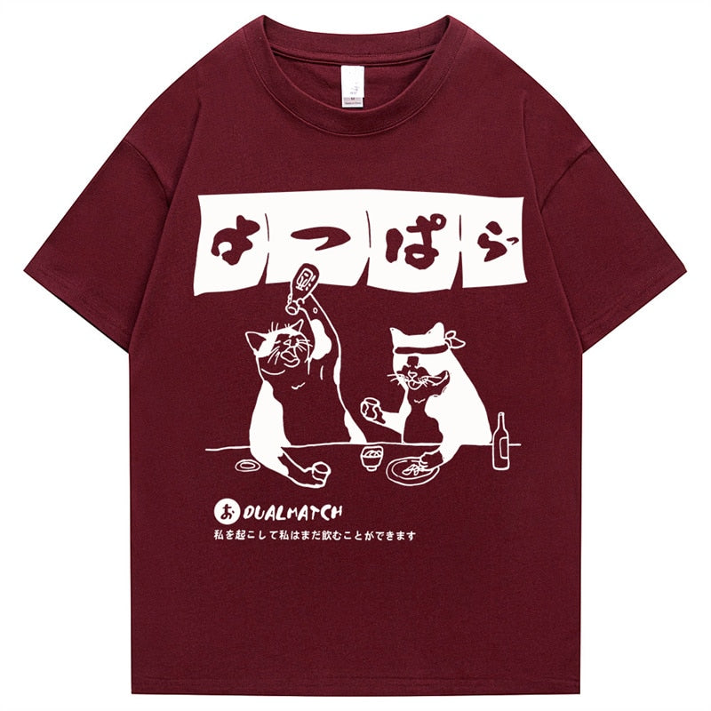 Anime‑inspired oversized t-shirt with Japanese street fashion cues, bold graphic art and clean finish, ideal for urban layering and statement street style.