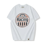 Skatercore Oversized shirt – Amekaji Vintage Mens T Shirt 2022 Spring Summer New Motorcyc