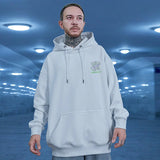 Retro Graffiti Letter Print Letter Pullover Hoodies Mens Streetwear