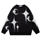 harajuku knitted sweater unisex autumn winter sweaters men casual o neck pullovers streetwear warm sweaters jumpers knitwear - gothic aesthetic hoodie for winter, high quality cotton hoodie, urban fashion pullover