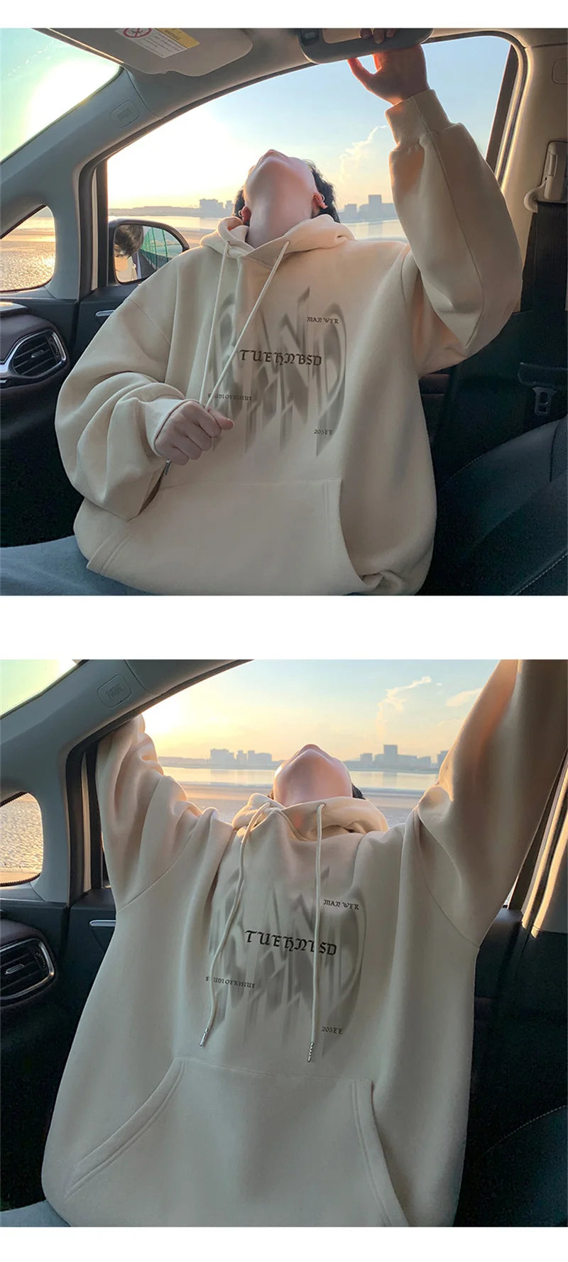 Unisex Gothic Print Pullover – New Gothic Letter Printed Hoodies For Men Autumn Hip Hop Oversized Hooded Sweatshirt Y2K Streetwear Graphic Hoodie Tracksuit | Gothic Drop #16