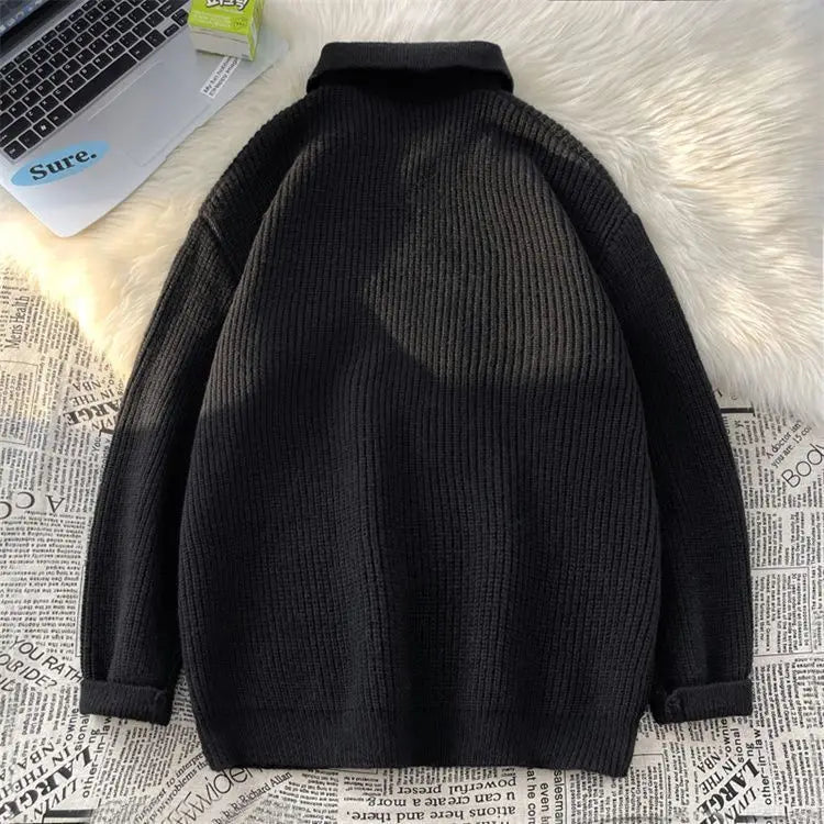 oversized flame knit top, unisex streetwear inspired by 2025 fashion trends, mens fashion layer for modern streetwear collect