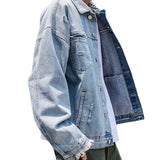 back wing embroidery denim jacket coat mens fashion hip hop harajuku jean coats outerwear casual streetwear jeans baggy jacke - variant style 869073 for streetwear fashion