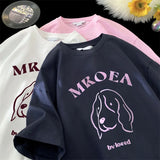 Anime Vintage print – Cartoon Graphic Tshirt Kawaii Oversized Tee Shirt Retro Cute
