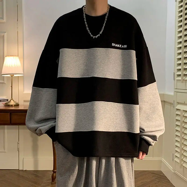 Y2k Oversized shirt – Trendy Ins Autumn And Winter Loose Tops Couple Wear Japanese