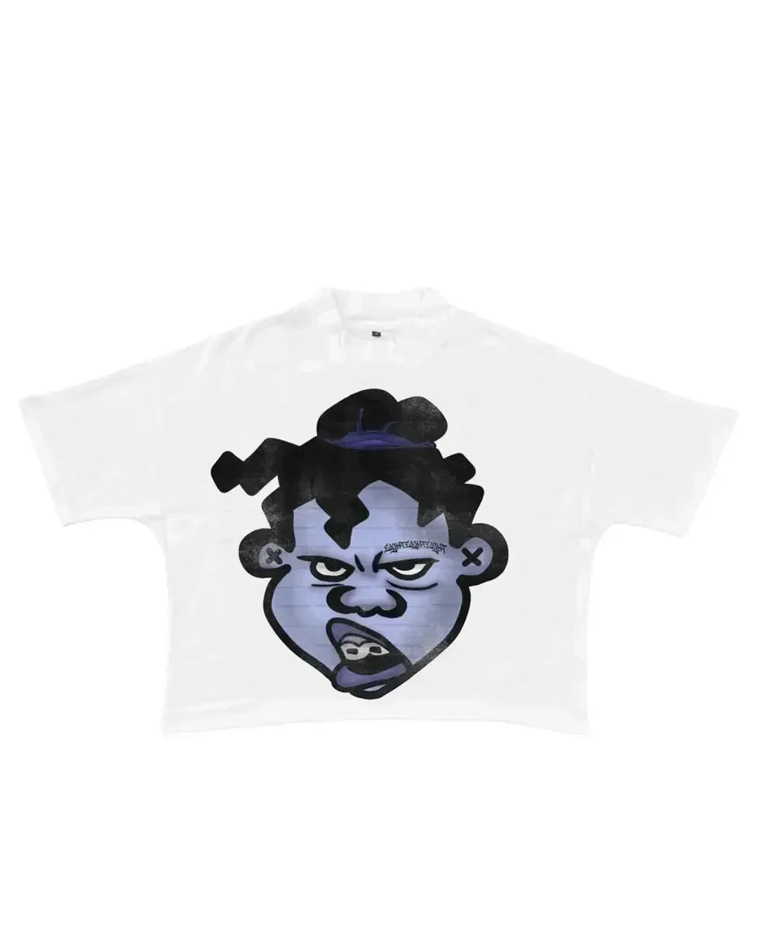Harajuku y2k oversized t shirt kanker sisters graphic t shirts top hip hop streetwear american gothic all cotton women clothing