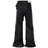 hi street flared jeans men broken patchwork denim pants streetwear harajuku luxury designer black jeans trousers male ripped baggy denim
