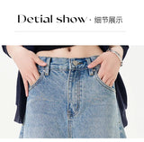Men Women American Streetwear Vintage Washed Denim Loose Casual Wide Leg Baggy Jeans Couple Harem Jeans Trousers