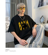 Cyberpunk Aesthetic piece – Japanese Fun And Trendy Cat Print New Short Sleeved T Shirts