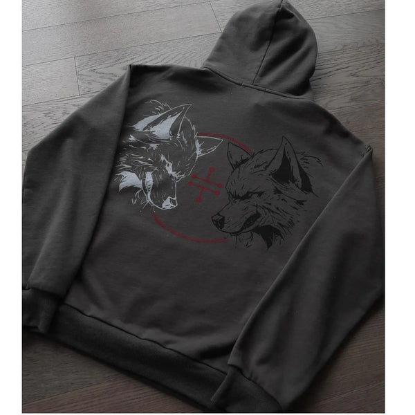 Womens Clothing Hoodie Sweatshirt Anime Style Tops Pullover Long Sleeve