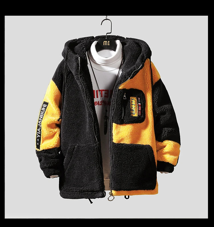 Bomber fleece nan vintage oversized quilted