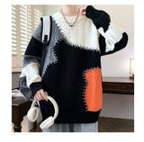 retro flame hoodie, high-street style, oversized streetwear hoodie for men, urban techwear fashion