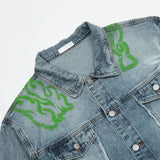 men harajuku graffiti denim jacket and coat fashion hip hop long sleeve jean patchwork outerwear casual streetwear jeans jack - variant style 709b6c for streetwear fashion