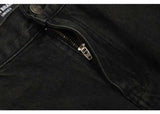 hip hop american trend retro straight leg washed denim jeans spring and autumn high street couple loose wide leg casual pants unique jeans style 623