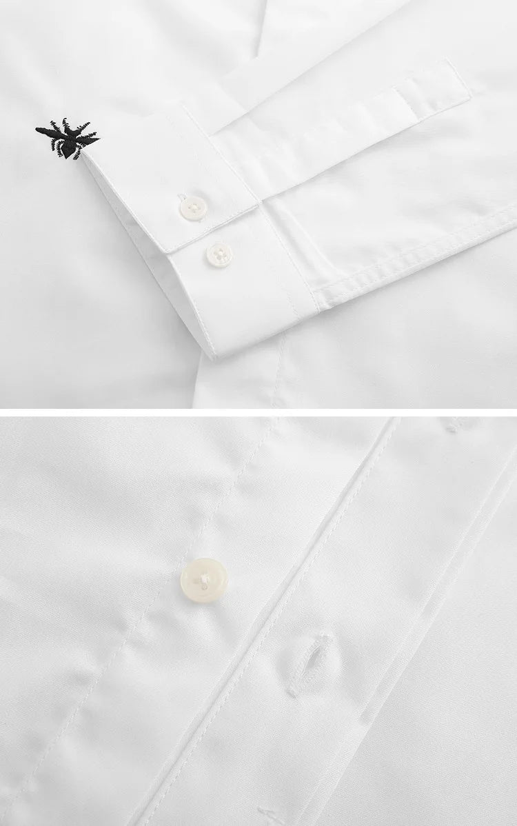 New 2022 Luxury Men Classic Embroidered bee stripe Fashion Cotton Casual Shirts Shirt High Quality Short Sleeves A68