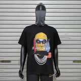 Glitchcore Fashion – High Quality Ih Nom Uh Nit T Shirt Masked Men Letter Printin – Urban Streetwear for Men & Women