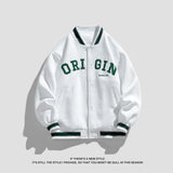 Red Leather Varsity Jacket Unisex Style
