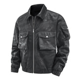 leather panel jacket, streetwear for men, men's streetwear fashion, oversized urban jacket, high quality cold-weather coat