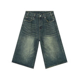 men summer streetwear fashion loose casual wide leg denim calf length jeans pants male vintage jeans baggy hosen pants unique jeans style 1512