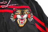 New 2022 Warm Winter Luxury Men Embroidered leopard Zipper Casual Mess Inside Windbreaker With Hoody Trench Jackets Coat #A457