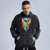 cyberpunk graphic tee featuring rainbowtouches hoodies mens popular high street wear vintage casual superior quality printed black hip hop cotton men clothing