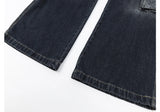 fashion punk rings streetwear loose pants unisex casual multiple pockets wide legs jean pants hip hop joggers men baggy jeans unique joggers style 1510