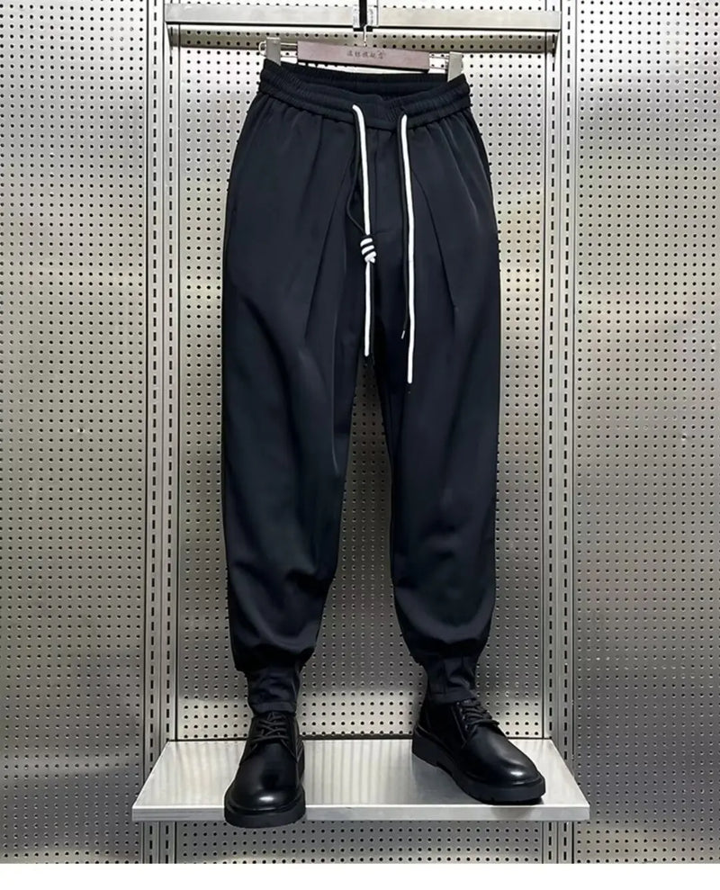 mens harem joggers pants male cargo pants streetwear black hip hop casual pockets sweatpants oversized 2024 fashion trousers relaxed fit joggers