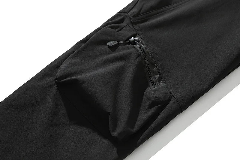 high new luxury men 2023 under my car zip up comfortable nylon workwear parkour tactical function casual pants sports cargo 484 unique cargo style 933