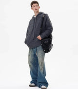 y2k flame streetwear, 2025 trend fit, trendy urban fashion top for men, layered streetwear look