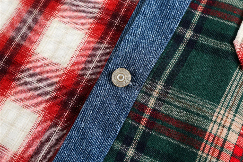 high men-hip-hop-denim-jacket-plaid-patchwork-oversized-harajuku-y2k-unisex-jeans-jackets-2023-man-fashion-causal-jacket-outwear - print premium fashion quality graphic 201b05 hop hip urban style fit wear casual everyday essential material oversized unisex image design streetwear style streetwear design ID f192f