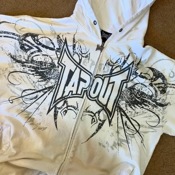 Europe And The United States New Autumn White Hoodie Men Letter Printe