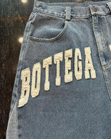 American Street Harajuku Retro Denim Shorts with Letter Embroidery Oversized Jeans Men Y2k Loose Casual Versatile Shorts Women