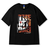 Y2k Barcode glitch – Hip Hop Panda Graphic Printed T Shirt For Men Summer Casual
