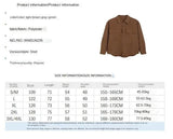Spring And Autumn New Korean Style Shirt Men Suede Loose Trendy And Ve