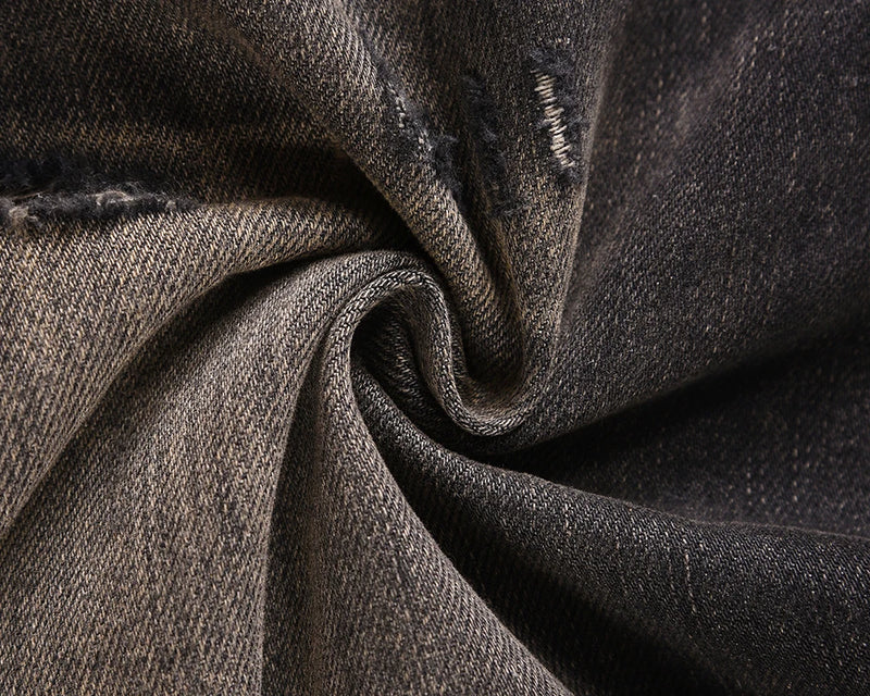 streetwear frayed hole distreesed ripped baggy jeans for men and women pantalones hombre y2k casual denim trousers oversized unique jeans style 5925
