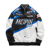 fashion racing style jacket coat mens letter embroidery loose coats unisex streetwear new casual motorcycle jackets outerwear - variant style a4cc06 for streetwear fashion