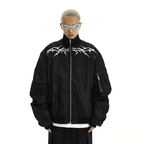 mens jacket winter warm parkas streetwear casual bomber zipper jackets hip hop fashion embroidery loose baseball coats nan ph - variant style c8b809 for streetwear fashion