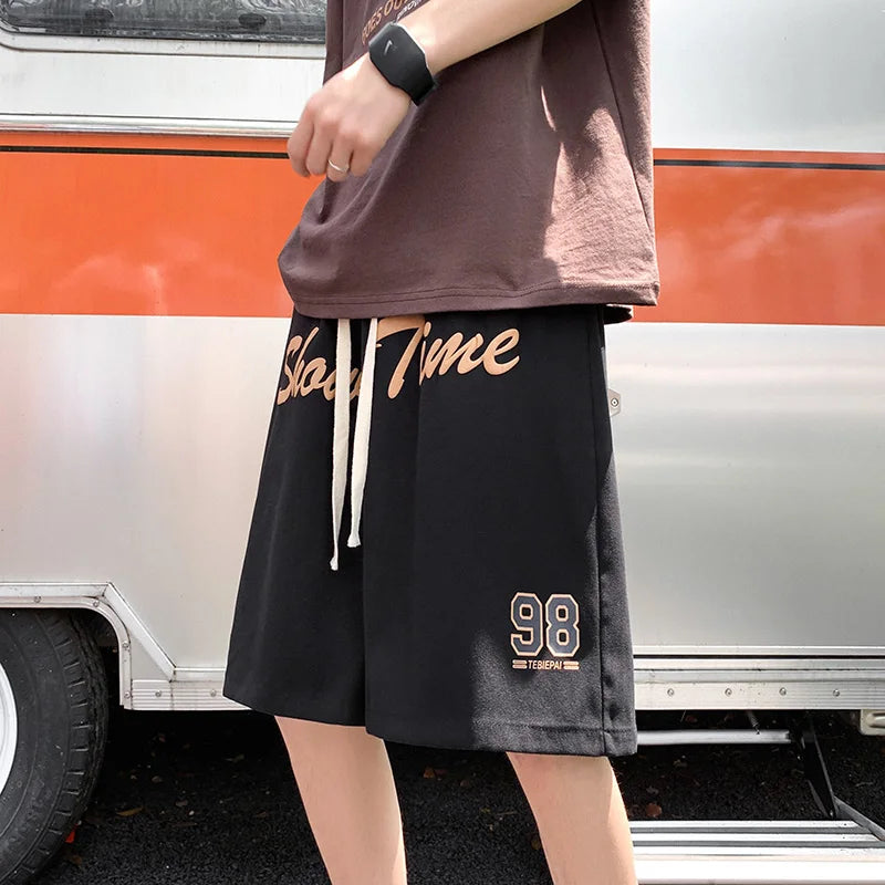fashion basketball men shorts sports running gym pants summer casual man pants korean fashion mens clothing daily sweatpants unique joggers style 4294